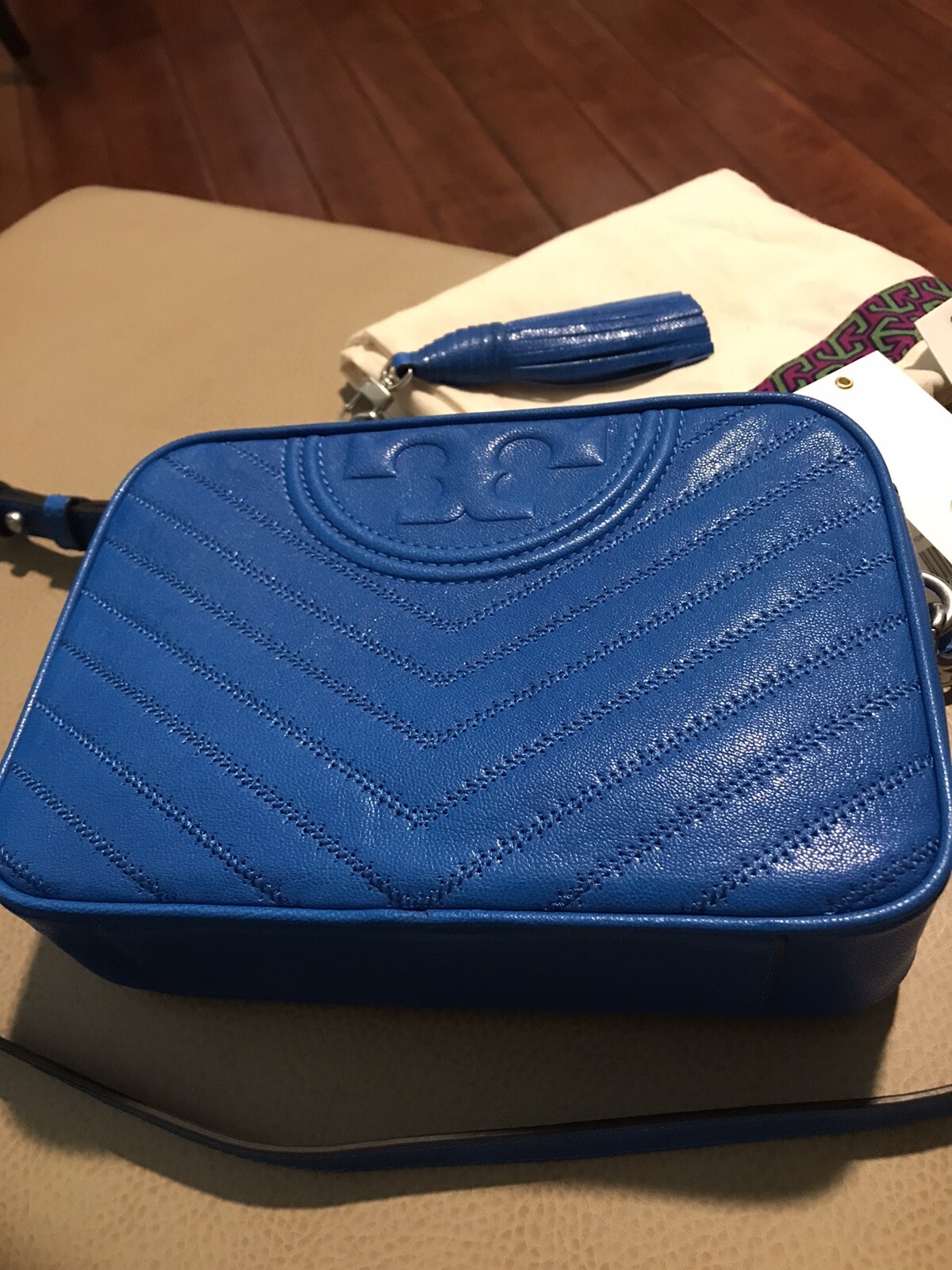 tory burch distressed camera bag