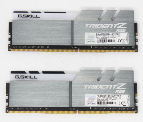 G.Skill Trident Z RGB 16 GB (2x8GB) F4-4000C18D-16GTZRB DDR4-4000 RAM (#20085) - Bild 1 von 2