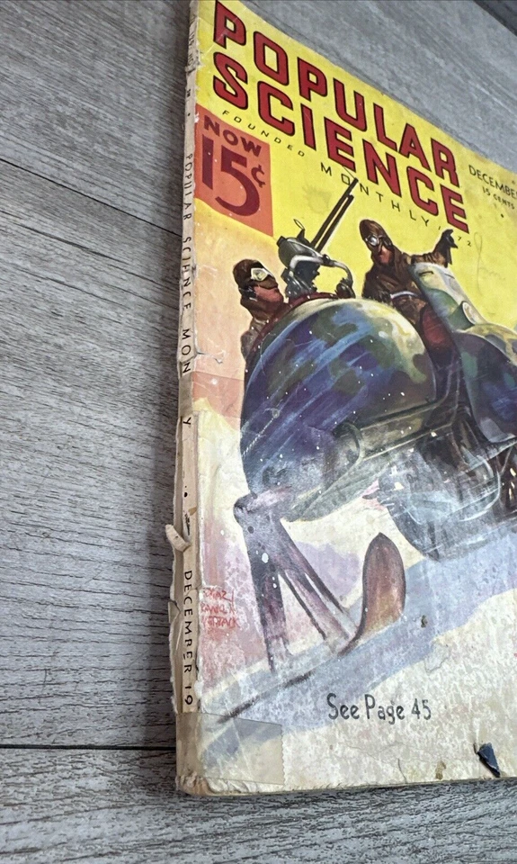 Popular Science Monthly Magazine / December 1936 / Inventions / Mechanics - Image 3 of 4