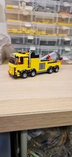 Lego city custom 8 Wheel tow truck Yellow/black   L@@k