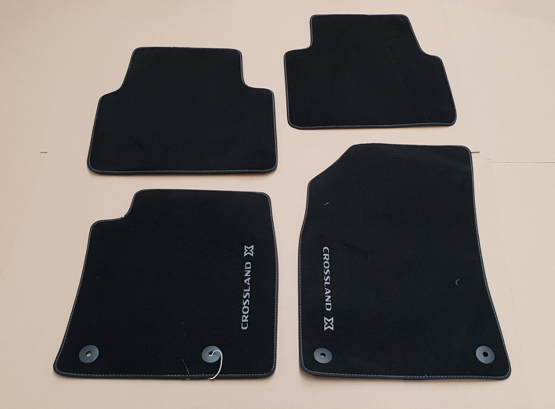 Genuine Vauxhall Crossland X Velour Tailored Floor Carpet Mats Set