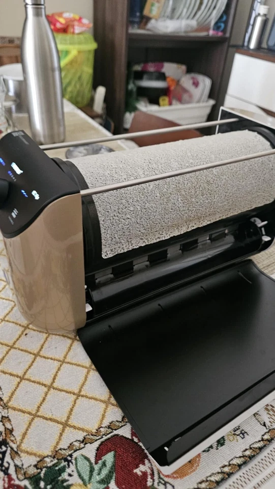 Автоматический ролик Flip Dosa Maker 1 минута Dosas 360° с пищевым покрытием 1600 Вт - Изображение 2 из 4