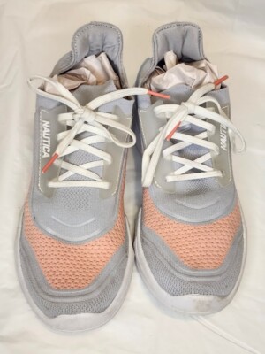 Nautica Women's Sneakers Beech Light Gray Coral Size - Main Image