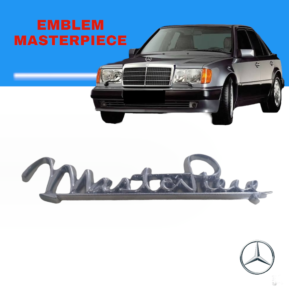 Mercedes-benz W124 Rear Trunk Emblem Masterpiece | eBay