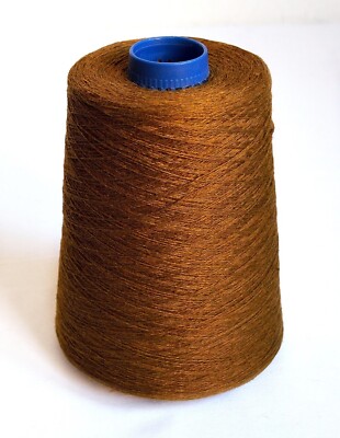 Natural 100% Linen Knitting and Weaving Yarns, 1.1 lb / 500 grams cone, 2 ply