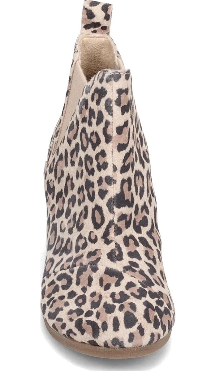 Desert tan leopard print suede women's shop kelsey booties