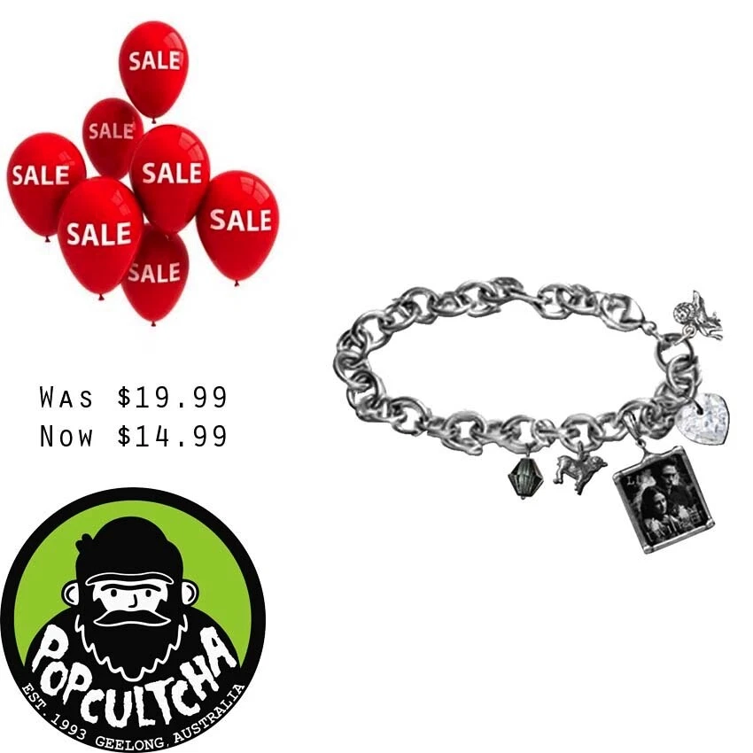 Twilight Saga Edward Cullen and Bella Swan Charm Bracelet