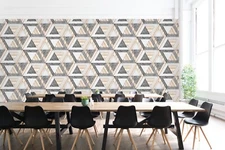 3D Graphic Triangle G2482 Wallpaper Wall Murals Removable Self-adhesive Honey