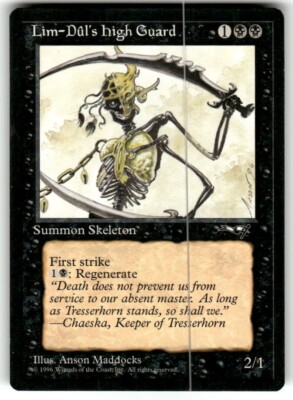 Lim-Dul's High Guard Alliances e120 Magic the Gathering Card LP