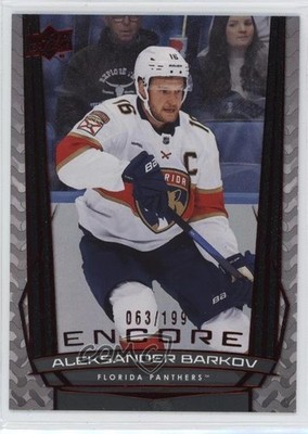 2025-26 Upper Deck Series 1 Encore Red 63/199 Aleksander Barkov #E-55 v5t