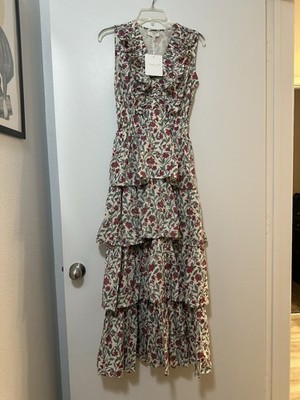 chinese dress ladies Anna Cate Collection Charlotte Maxi Dress- Sunrise Print L