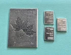 Valcambi + Maple Leaf CombiBars (10) Grams .999 FINE SILVER 🔹⭐️