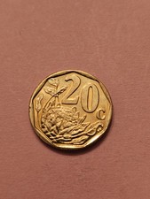 2005 SOUTH AFRICA 20 CENTS WORLD COIN KM#293 AFRIKAANS UNC PROOF LIKE FREE SHIP
