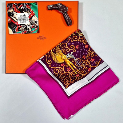 SELTENES VINTAGE HERMES Seidentuch ''Hermes WWW Design'' Carre 90