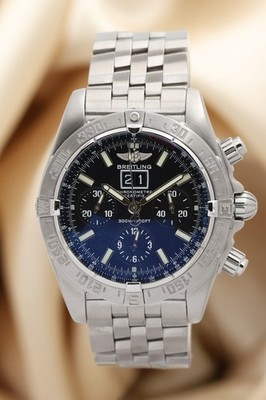 Breitling Chronomat Blackbird 44 Automatik Herrenuhr A44359 Papiere