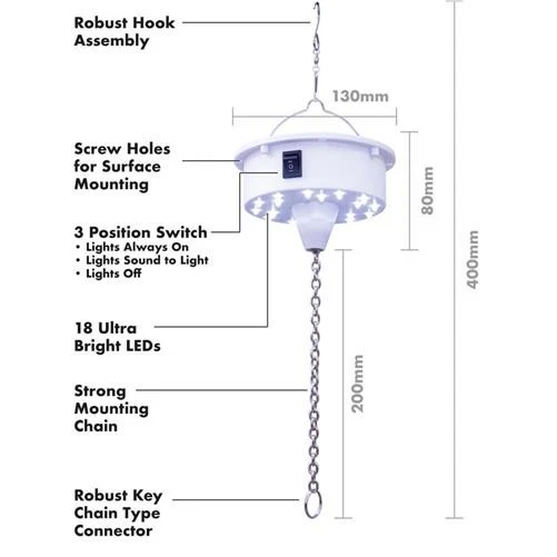 Mirror Ball Motor Battery Operated Ceiling/Hanging Mount  - Image 3 of 4