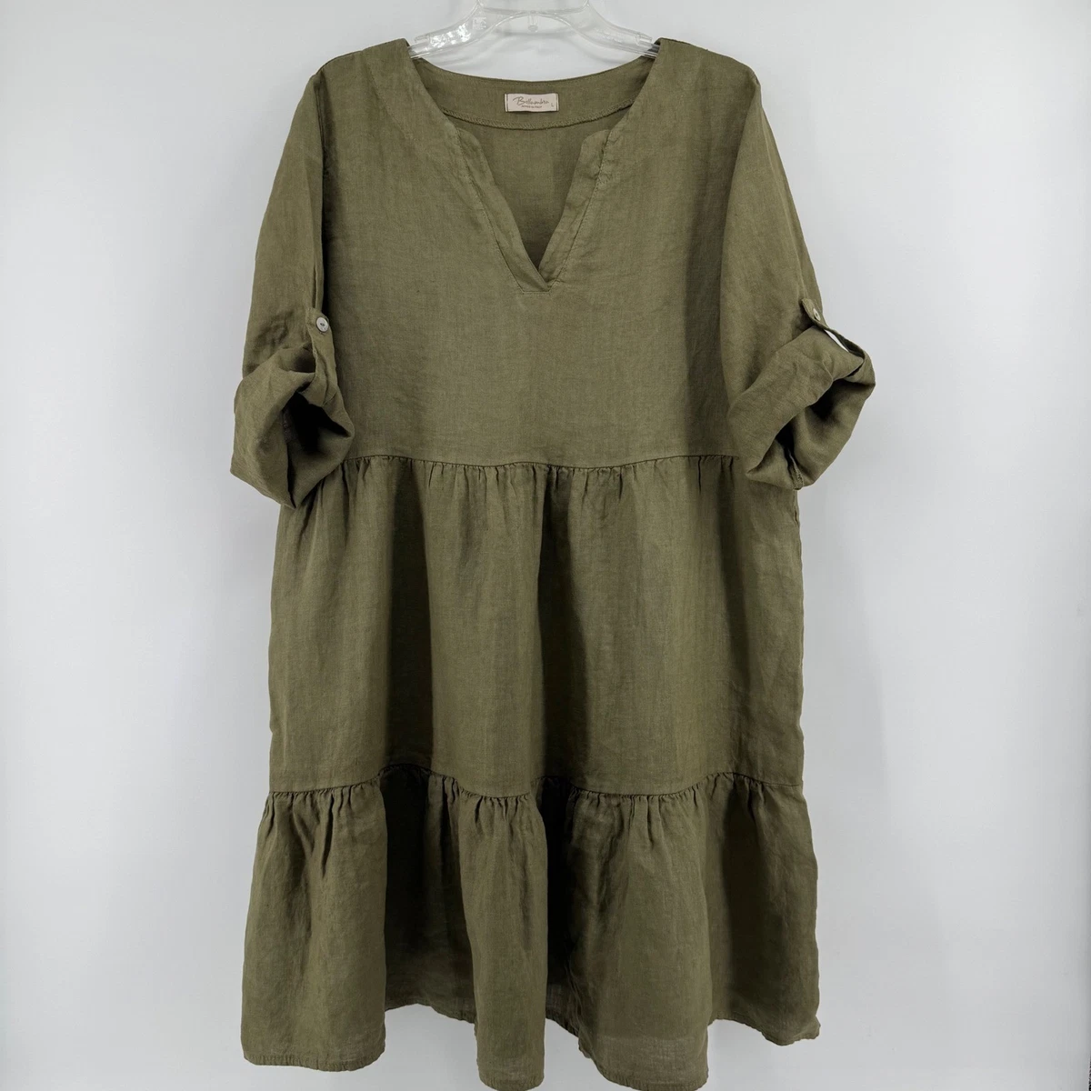 chinese dress ladies Breathable Linen Dress