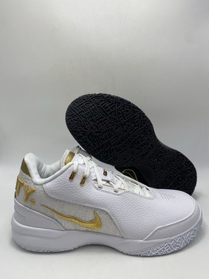 Nike ZM Lebron NXXT Gen AMPD White Gold Black (FJ1566 103) Men's