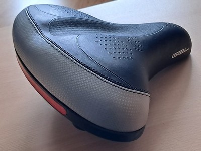 Touren-/Citysattel Comfort Breit Reflektierend TOP VELO DE