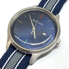 Paul Smith R7-2408 2510 Mens Quartz Watch Blue Dial Working New Band