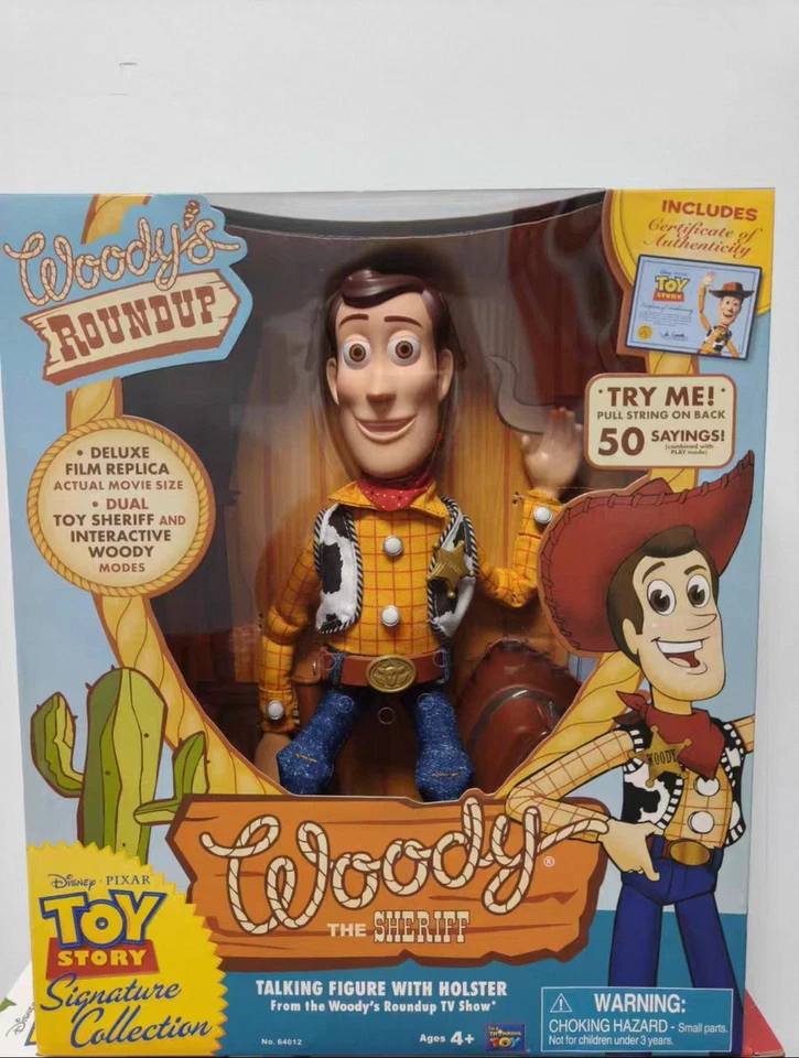 ToyStory Signature Collection Thinkway Talking Woody Doll Sealed Never Opened！ - Image 2 of 4