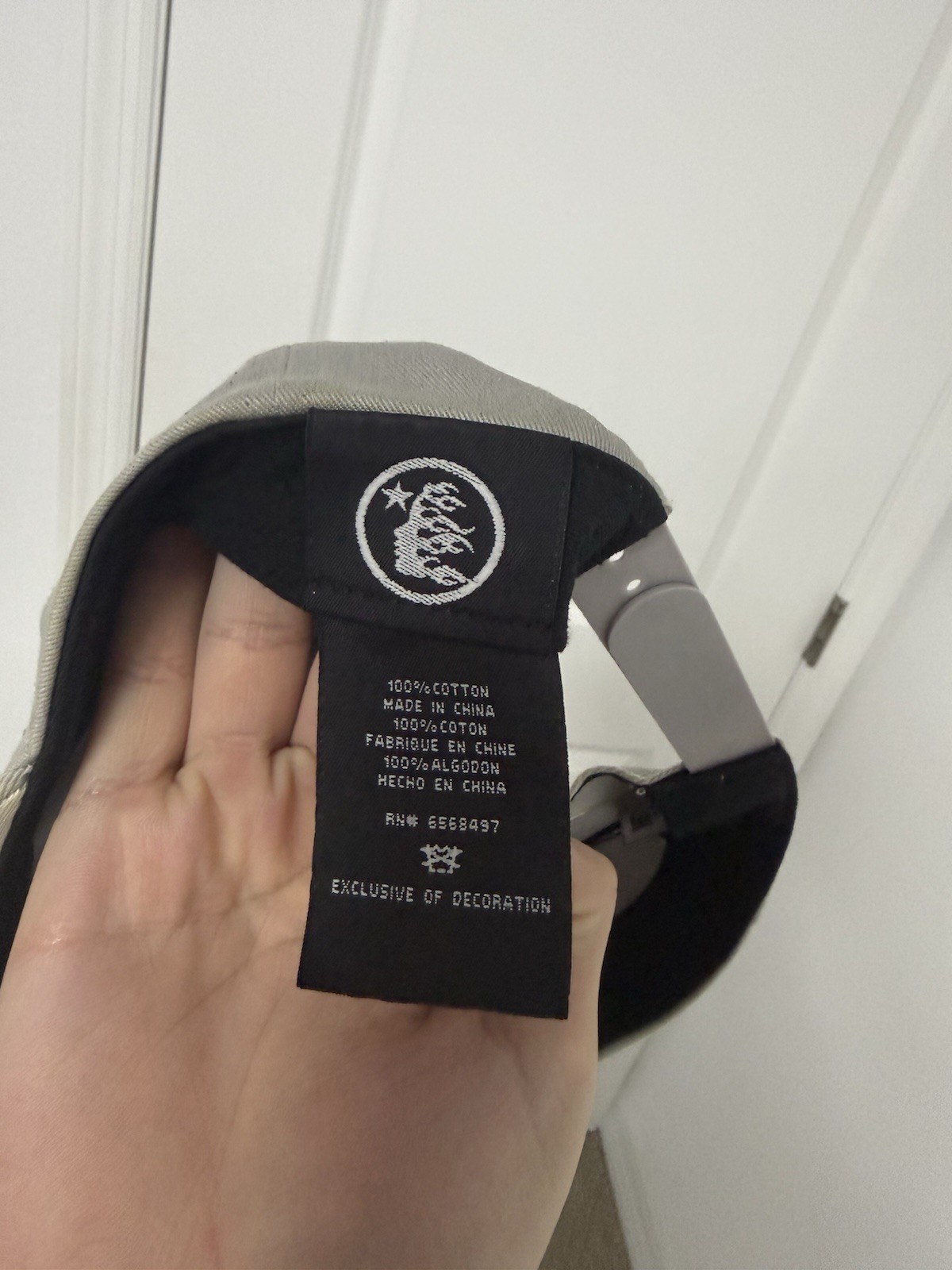 AUTHENTIC OG Hellstar Gray Rhinestone Cap - image 4