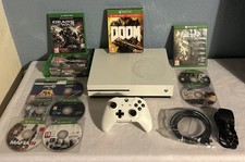 Microsoft Xbox One S Bundle 500GB Console 15x Games + Controller & All Cables