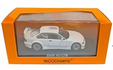 1/43 BMW M3 E36 GTR 1993 White Diecast