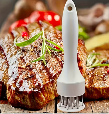 Meat Tenderizer Stainless Steel Needle Kitchen Tool, Shipping Free