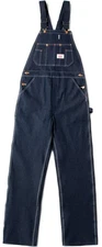 Round House Bib Classic Overalls Dark Blue Wash Vintage 80s Style Men's 46X32