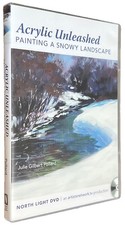 Julie Gilbert Pollard Acrylic Unleashed Painting A Snowy Landscape Art DVD