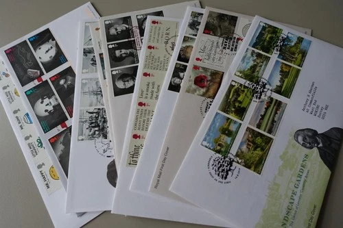 GB Fine Collection of 9 x Different First Day Covers FDCs from 2016