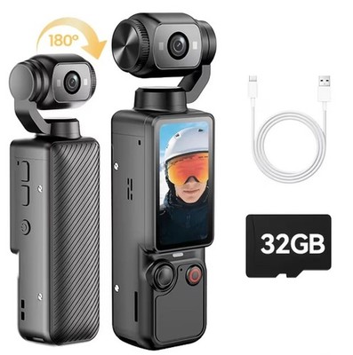 4K Action Cam Mini Kamera 3-Achsen Gimbal Vlog Kamera Bildstabilisierung