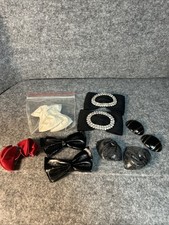 Vintage 1980-90  Women  s Shoe Clips Lot of 5 Pr Assorted Fancy Color Shoe Clips