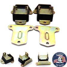 Zinc Plated Polyurethane Engine Mounts For Small Big Block Chevy - Pair