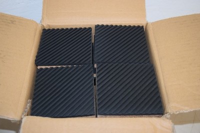24 Anti Vibration Isolation Pads Rubber Cork Dampener 4'' x 4'' x 7/8''