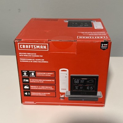 Craftsman Weather Forecaster With Wireless Charging Pad NEW