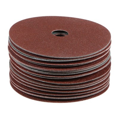 25Stk 100 Grit Aluminum Oxide Harz Faser Scheiben 4-1/2''x7/8'' Schleifscheiben