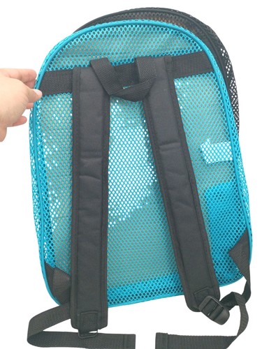 Summit Ridge Mesh Backpack Black Pink Blue Bag To School Lot 3 Zip New - Picture 6 of 14