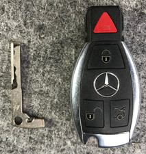 Original Mercedes Benz Smart Key Less Entry Remote Fob Chrome Dc12k