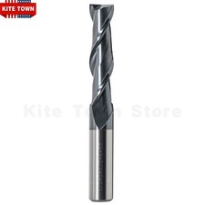 2 Flute 1/2" x 2" x 4" Long Solid Carbide End Mill - AlTiN Coated