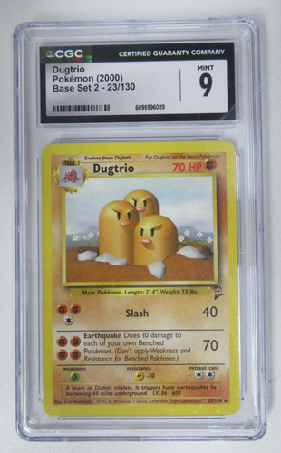 Dugtrio graded CGC 9 for sale on eBay