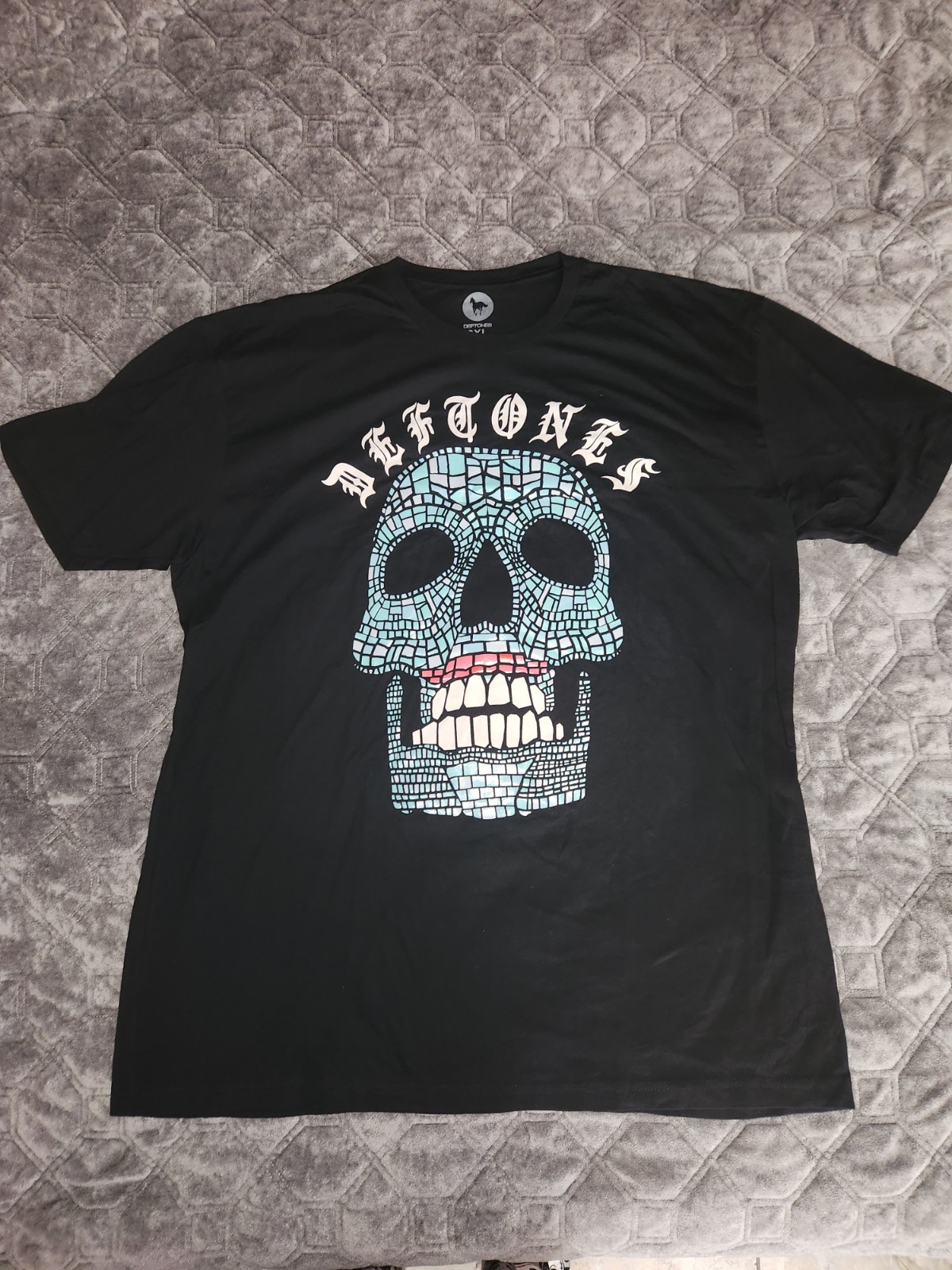 Deftones - Dia De Los Deftones Stained Glass Skull Shirt