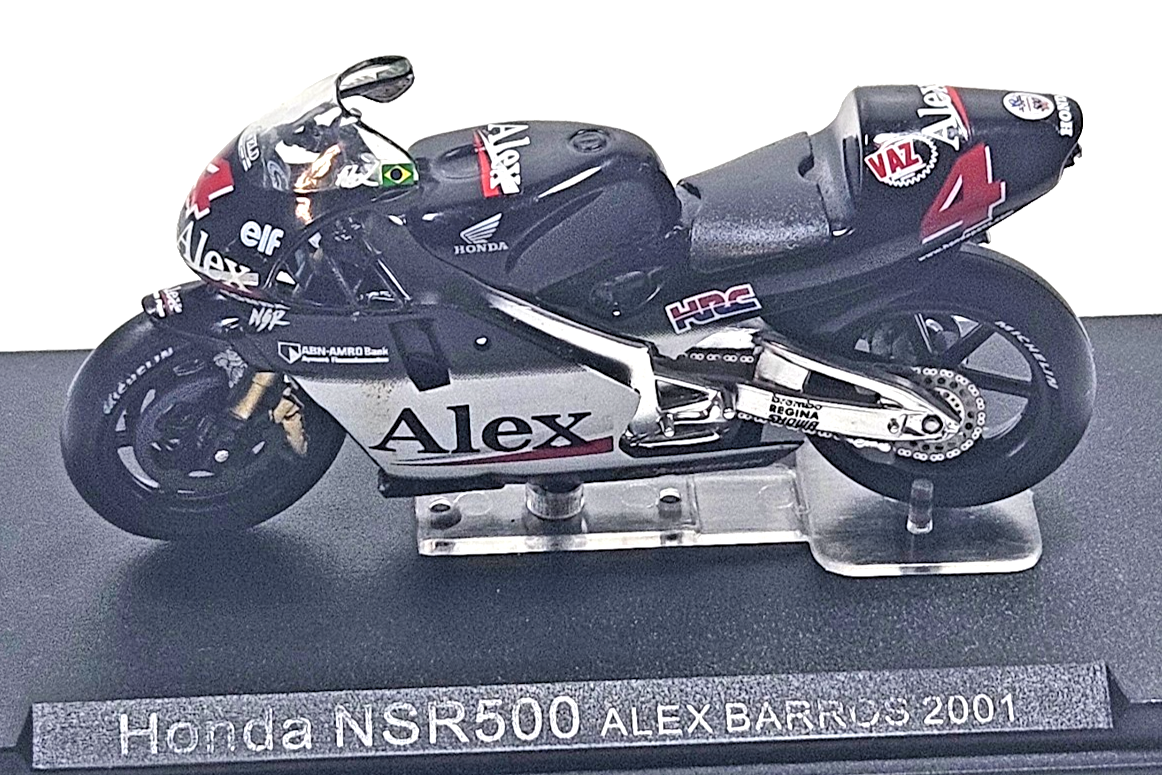 Deagostini 1/24 - Honda NSR500 Alex Barros 2001 Model Motorcycle