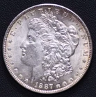 1887  Morgan Dollar UNC