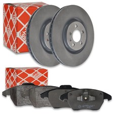 2x FEBI Bremsscheibe �369,8mm + Bel�ge + WK hinten passend f�r BMW 7 F01 750 d