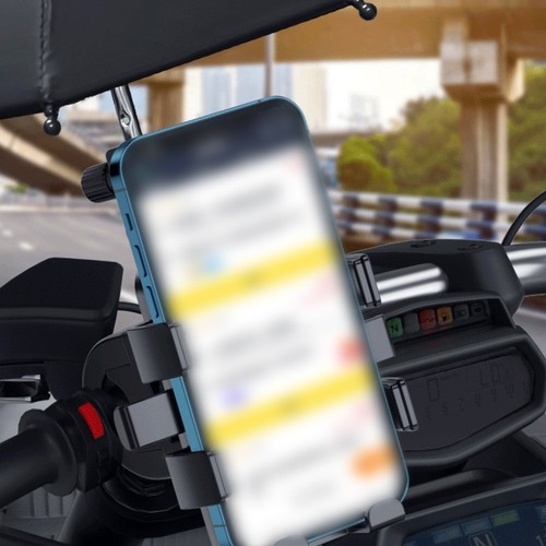 Support téléphone portable pour vélos avec parasol et angle de vision réglab - Photo 7 sur 14