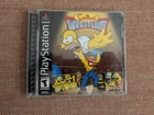 The Simpsons Wrestling Sony PlayStation 1 PS1 Complete with Registration Card