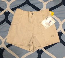 BNWT VTG 80s Ocean Pacific USA Ivory Corduroy Surf Skate Long Riders Shorts 25