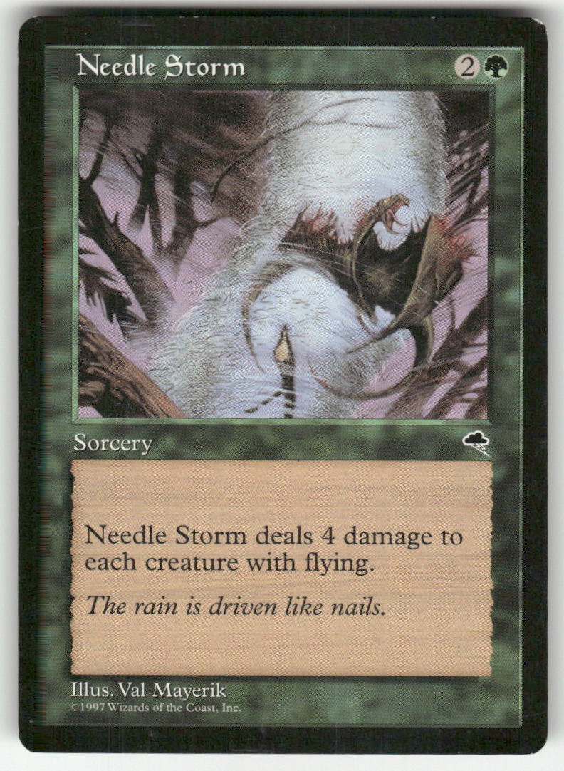 Needle Storm 241 UC Tempest NM Magic: The Gathering